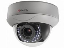 Hi-Watch Видеокамера HD-TVI 2Мп внутреннняя купольная с ИК-подсветкой до 30м (DS-T207P (2.8-12 mm))
