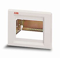 ABB Панель лицевая 4 модуля без двери серая (12364)