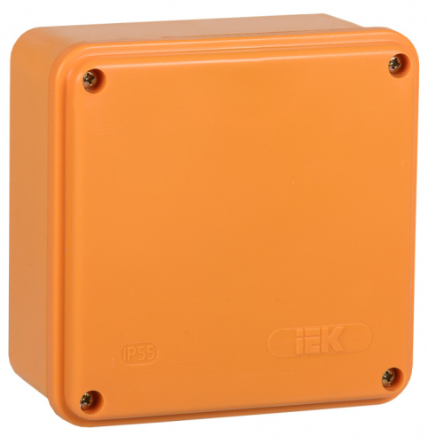 IEK Коробка распаячная огнестойкая ПС 100х100х50мм 6P 6мм2 IP44 гладкие стенки IEK  (UKF20-100-100-050-6-6-09)