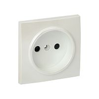 EKF Валенсия лицевая панель розетки 1-местной б/з 10 А жемчуг с защ. штор. EKF PROxima (ESR10-L-022-50)