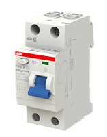 ABB Выключатель дифференциального тока  (УЗО) 2п 63А 30мА F202 А  (F202 A-63/0,03)  (2CSF202101R1630)