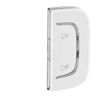 LEGRAND Valena ALLURE MyHome Лицевая панель для механизмов BUS/SCS С символом On-Off 1 модуль Установка спр (755547 )