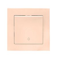 EKF Валенсия выключатель 1-кл. 10А кремовый проходной EKF PROxima (EWV10-025-20)