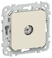 FLITE Розетка TV экранированная оконечная тип M РТВм-1-1-1-л сливочный (FI-A13-O-K86)