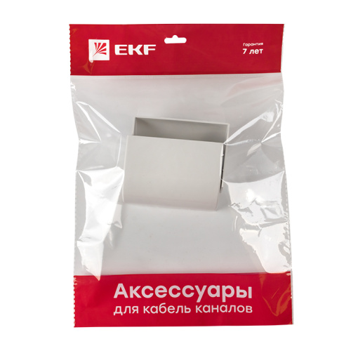 EKF Заглушка  (100х40)  (2 шт) Plast Белый (ecw-100-40x2) фото 4