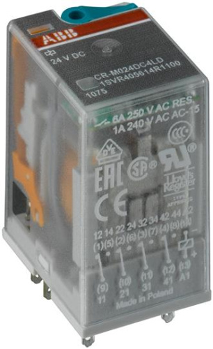 ABB Реле CR-M125DC4 125B DC 4ПК  (6A) (1SVR405613R8200)