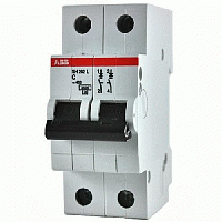 ABB Выключатель автоматический двухполюсный 50А С SH202L 4.5кА (2CDS242001R0504)
