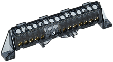 IEK TEKFOR Шина N ноль в комбинированном DIN-изоляторе Стойка 6х9-(5+7)-Ч  (TF-NN10-57-DP-K02)