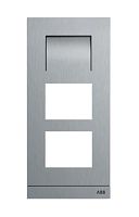 ABB Станция вызова аудио 1/3 без модулей сталь (M21013N6-S)