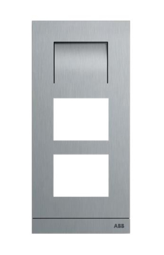 ABB Станция вызова аудио 1/3 без модулей сталь (M21013N6-S)