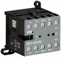 ABB Миниконтактор BC7-22-00-01 12A  (400В AC3) катушка 24В DС (GJL1313501R0001)