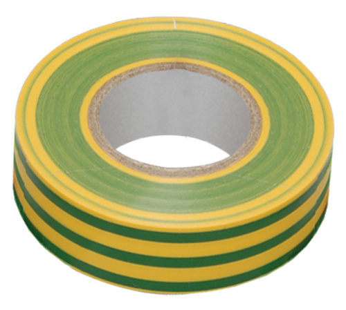 IEK Изолента ПВХ желто-зеленая 15мм 20м (UIZ-13-10-K52)
