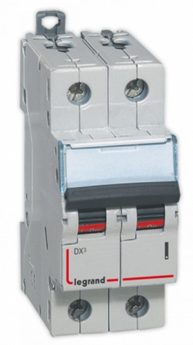 LEGRAND Выключатель автоматический двухполюсный 3A B DX 30kA (006754 )