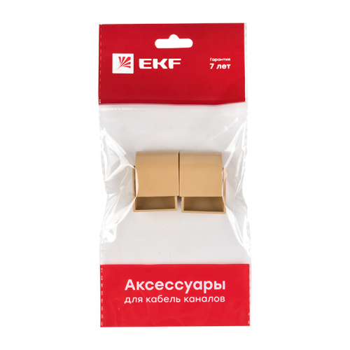 EKF Заглушка  (25х16)  (4 шт) Plast под светлое дерево (ecl-25-16x4) фото 3