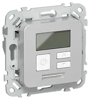 FLITE Термостат электронный с дисплеем 16А Т- алюминий (FI-RT11-K47)