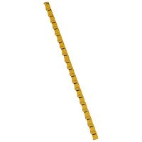 LEGRAND Duplix Буквы маркировочные  (-) черное/желтое  (600шт) (038443 )