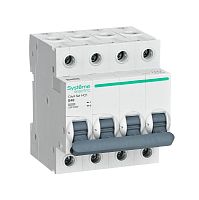 Systeme Electric Выключатель автоматический четырехполюсный  B 40А 4P 6kA 400В City9 Set (C9F16440)