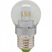 FERON Лампа светодиодная LED 3.5вт Е27 теплая (шар) (LB-40 6LED) (25263)