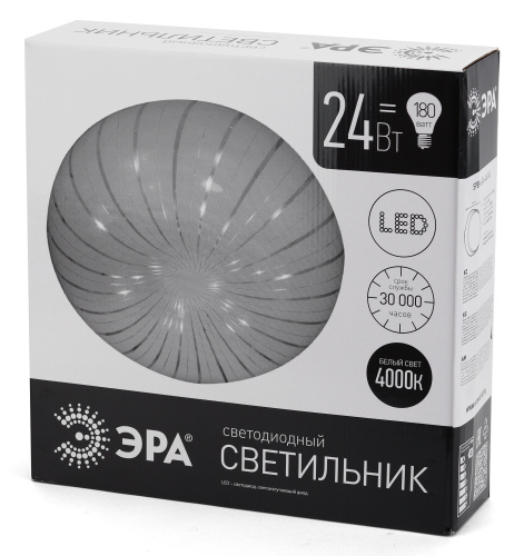 ЭРА SPB-6 ''Медуза'' 24-4K  (A) Бытовые светодиодные светильники  (SPB 6)_48 напр  Светодиод. св-к 24В (Б0016923) фото 2