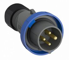 ABB Вилка кабельная Easy&Safe 332EP9W 32А 3P+E IP67 9ч  (332EP9W)  (2CMA101105R1000)