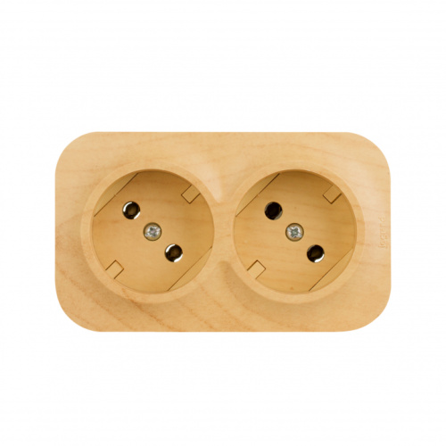 LEGRAND Quteo Розеточный блок с предварительным подключением 2x2К без шторок - 16 A - 250 В IP 20 (782281)