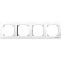 SCHNEIDER ELECTRIC M-Plan Рамка 4 поста белая (MTN515419)