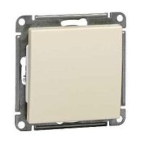 SCHNEIDER ELECTRIC W59 Выключатель одноклавишный, с самовозвратом, 10АХ, механизм, слоновая кость (VS110-155-2-86)