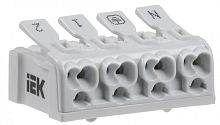 IEK Клемма пружинная соединительная КСПн4-2L+N+PE (UKZ-B06-4P-F1-E0-10)