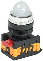 IEK Лампа AL-22 сигнальная белая с подсветкой неон 240В (BLS20-AL-K01)