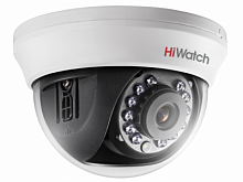 Hi-Watch Видеокамера HD-TVI 1Мп внутренняя купольная с ИК-подсветкой до 20м (DS-T101 (2.8 mm))