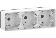 SCHNEIDER ELECTRIC MUREVA S 3-х постовой бокс для накл. монтажа, белый,IP55 (MUR39913)