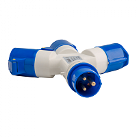 KEAZ Адаптер 1013-16А-6h-220AC-2P+PE-IP44 (235597)