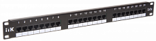 Патч-панель ITK 1 юнит категория 5Е UTP 24 порта (Dual)