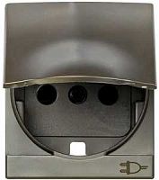 SIMON Накладка со шторками и крышкой на 75432-, 75464-69, S82C, шампань (82090-54)