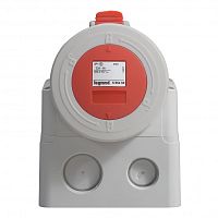 LEGRAND Розетка накладная 32А 3К+З 380В IP67 (555458 )