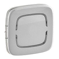 LEGRAND Valena ALLURE MyHome Лицевая панель для механизмов BUS/SCS Без маркировки 2 модуля Алюминий (755363 )