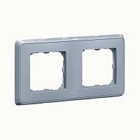 LEGRAND Cariva Рамка 2 поста жемчужно-серый (773692 )
