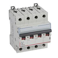 LEGRAND Выключатель автоматический четырехполюсный 6А C DX3-E 6kA/6kА (407302 )