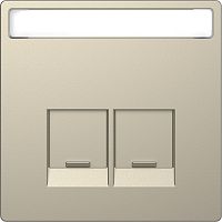 SCHNEIDER ELECTRIC Накладка центральная D-Life для 2-х модульных разъемов SE сахара SD (MTN4574-6033)