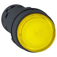 SCHNEIDER ELECTRIC Кнопка 22мм ДО 250В желтая с подсветкой (XB7NW3861)