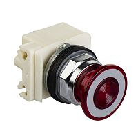 SCHNEIDER ELECTRIC Кнопка 30мм 230В красная грибовидная (9001KR9P7RH25)