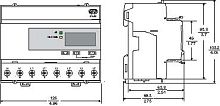 SCHNEIDER ELECTRIC Счетчик трехфазный активной энергии iEM3210, однотарифный, импульсный выход, класс точности 0.5S, т (A9MEM3210R)