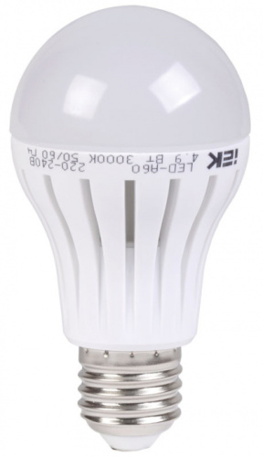 IEK Лампа светодиодная LED 4.9вт E27 тепло-белый (LLP-A60-5-230-30-E27)