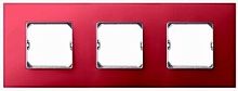 SIMON Neos Рамка 3 пост рубиновый (27773-66)