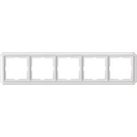 SCHNEIDER ELECTRIC Antik Рамка 5 постов белая (MTN483519)