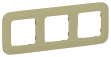 FLITE ARTISTIC Рамка 3-местная  оливковый (FI-M32-31-20-K26)