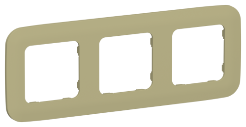 FLITE ARTISTIC Рамка 3-местная  оливковый (FI-M32-31-20-K26)