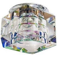 FERON Светильник ИВО-35w 220в G9 хром с многоцветным стеклом (JD64-MC) (19984)