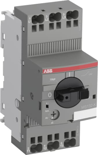 ABB Выключатель автоматический MS132-0.16K 100 кА с втычными клеммами с регулируемой тепловой защитой 0 (1SAM350010R1001)