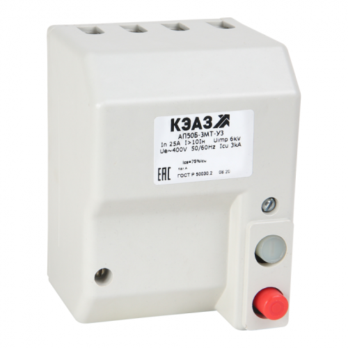 KEAZ Выключатель автоматический АП50Б-3Т-40А-400AC-1П-У3-АЭС (217410)
